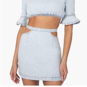 We wore what cut out skirt